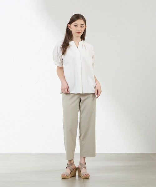 AMACA / アマカ シャツ・ブラウス | ポリエステルコットンサッカーブラウス | 詳細1