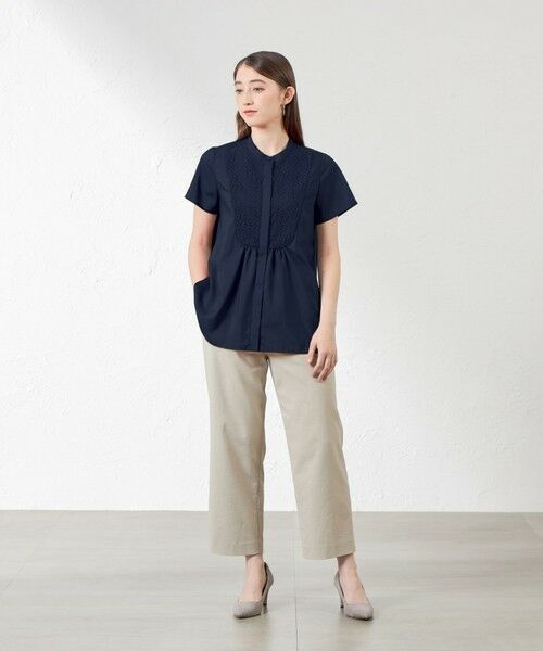 AMACA / アマカ シャツ・ブラウス | 【Anniversary　Piece】レースコンビアルチザンブラウス | 詳細1