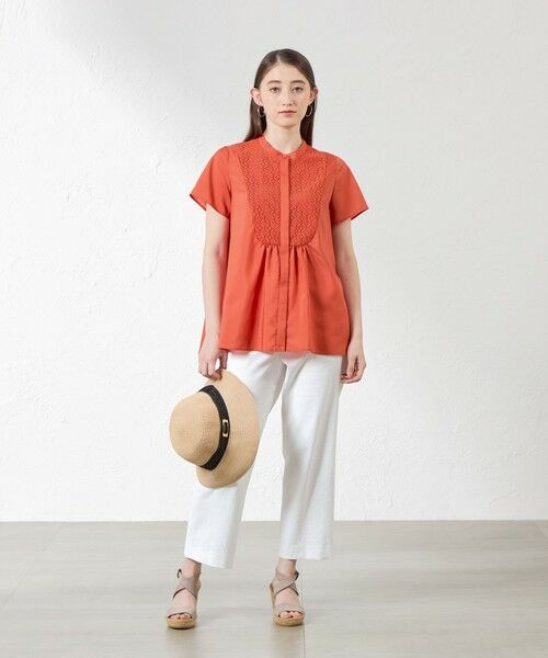 AMACA / アマカ シャツ・ブラウス | 【Anniversary　Piece】レースコンビアルチザンブラウス | 詳細2