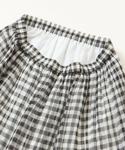 AMACA / アマカ ロング・マキシ丈スカート | ギンガムプリーツシアースカート | 詳細6
