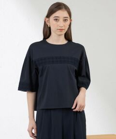 AMACA / アマカ カットソー | 【Anniversary　Piece】シルケットスムース×レース プルオーバー