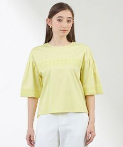 AMACA / アマカ カットソー | 【Anniversary　Piece】シルケットスムース×レース プルオーバー