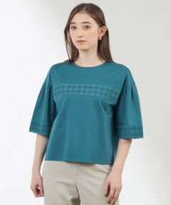 AMACA / アマカ カットソー | 【Anniversary　Piece】シルケットスムース×レース プルオーバー