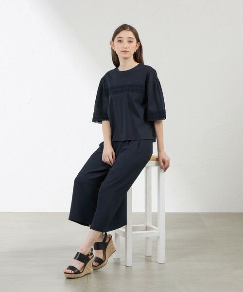 AMACA / アマカ カットソー | 【Anniversary　Piece】シルケットスムース×レース プルオーバー | 詳細3