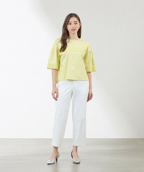 AMACA / アマカ カットソー | 【Anniversary　Piece】シルケットスムース×レース プルオーバー | 詳細5