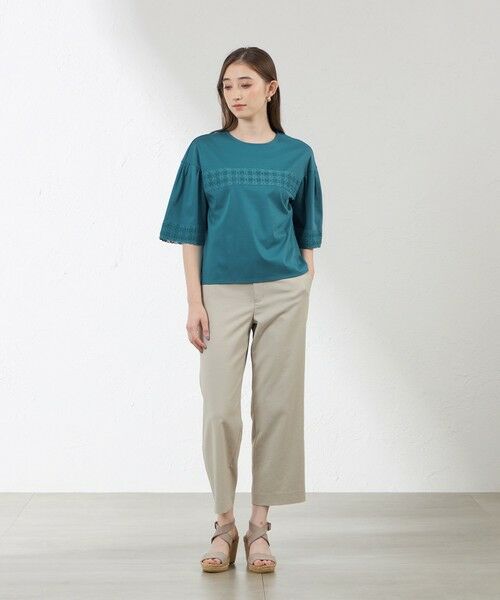 AMACA / アマカ カットソー | 【Anniversary　Piece】シルケットスムース×レース プルオーバー | 詳細6