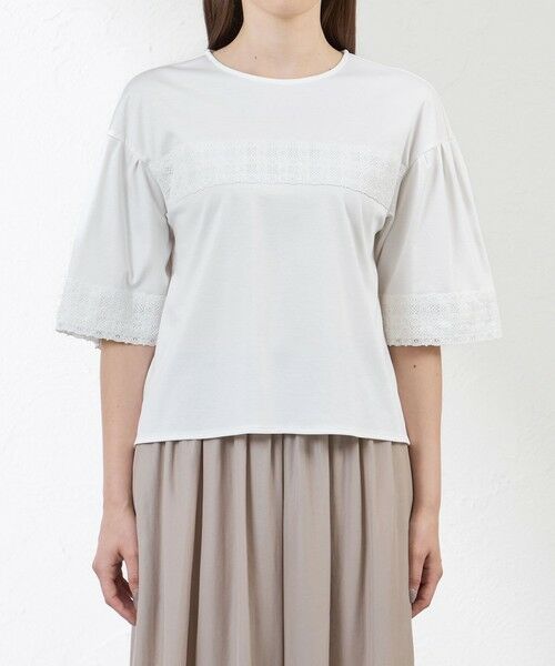 AMACA / アマカ カットソー | 【Anniversary　Piece】シルケットスムース×レース プルオーバー | 詳細7