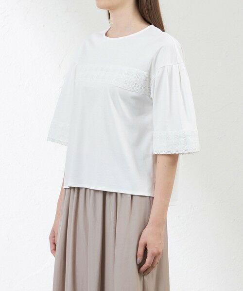 AMACA / アマカ カットソー | 【Anniversary　Piece】シルケットスムース×レース プルオーバー | 詳細8