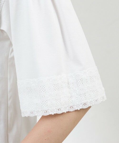 AMACA / アマカ カットソー | 【Anniversary　Piece】シルケットスムース×レース プルオーバー | 詳細11