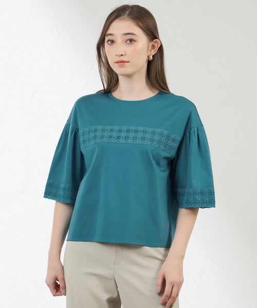 セール】 【Anniversary Piece】シルケットスムース×レース プル