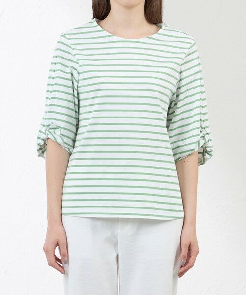 AMACA / アマカ カットソー | ギザコットンボーダーカットソー | 詳細3