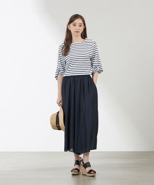 AMACA / アマカ カットソー | ギザコットンボーダーカットソー | 詳細1