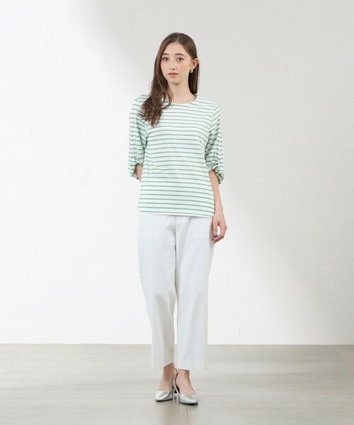 AMACA / アマカ カットソー | ギザコットンボーダーカットソー | 詳細2