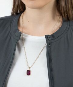 AMACA / アマカ ネックレス・ペンダント・チョーカー | スクエアガラスネックレス