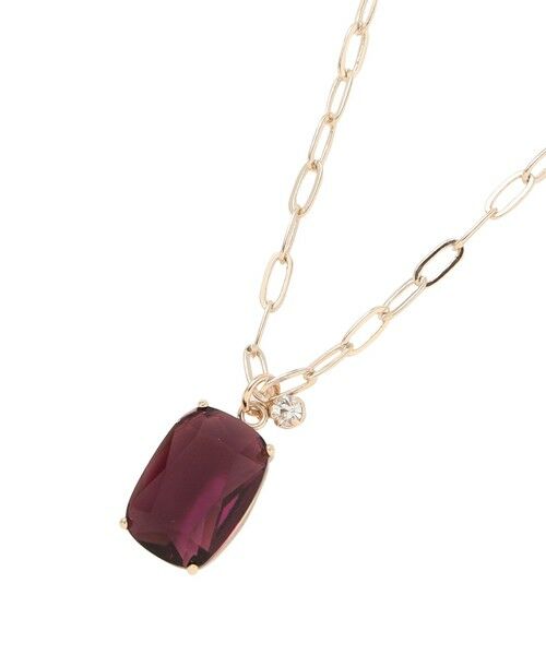 AMACA / アマカ ネックレス・ペンダント・チョーカー | スクエアガラスネックレス | 詳細2