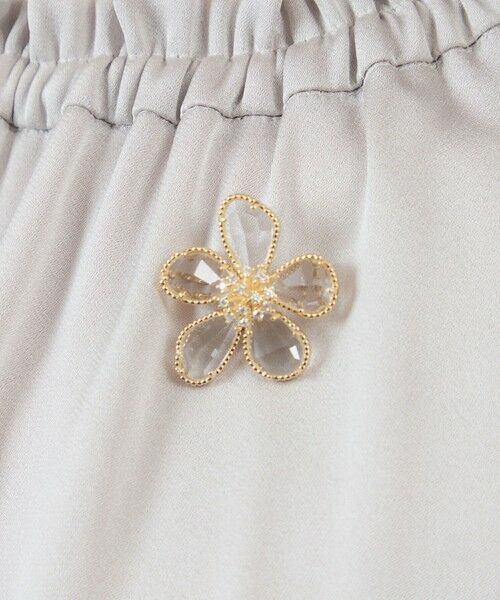 AMACA / アマカ ネックレス・ペンダント・チョーカー | ガラスフラワーブローチ（ゴールド1）