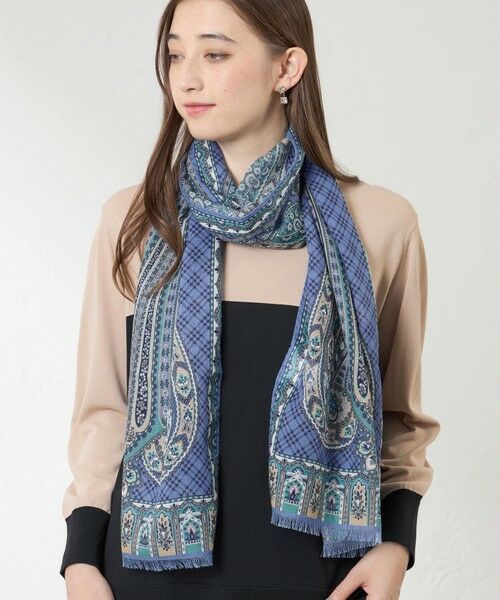 AMACA / アマカ マフラー・ショール・スヌード・ストール | BINDAペイズリーストール | 詳細1