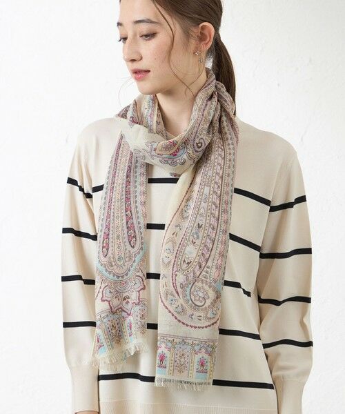 AMACA / アマカ マフラー・ショール・スヌード・ストール | BINDAペイズリーストール | 詳細2