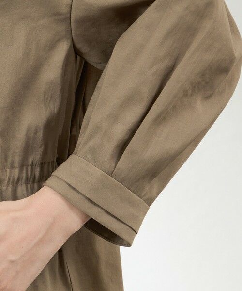 AMACA / アマカ ノーカラージャケット | ナチュラルドライオーガンジー | 詳細7