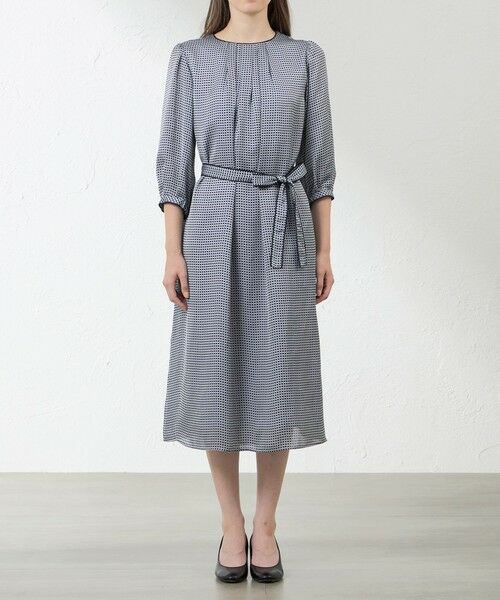 AMACA / アマカ ロング・マキシ丈ワンピース | アバカスドットプリントワンピース | 詳細3