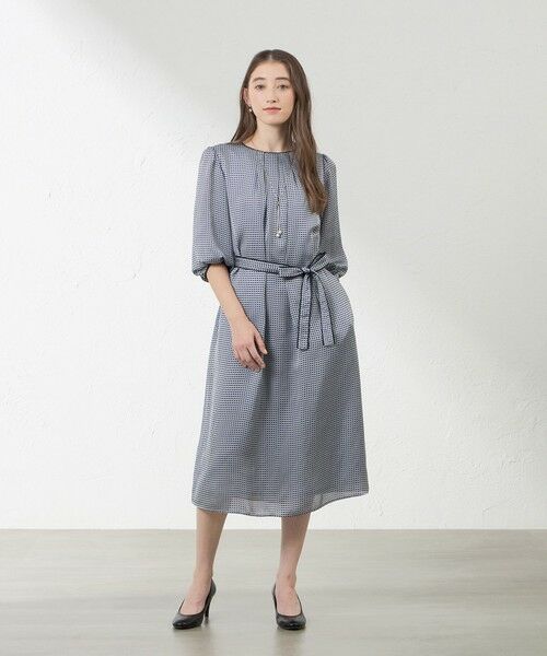 AMACA / アマカ ロング・マキシ丈ワンピース | アバカスドットプリントワンピース | 詳細1