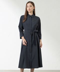 AMACA / アマカ ロング・マキシ丈ワンピース | ウーリーポリエステルワンピース