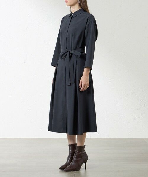 AMACA / アマカ ロング・マキシ丈ワンピース | ウーリーポリエステルワンピース | 詳細5