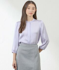 AMACA / アマカ シャツ・ブラウス | ブライトストレッチフロントタックブラウス