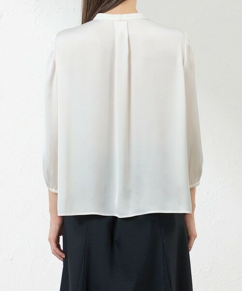 AMACA / アマカ シャツ・ブラウス | ブライトストレッチフロントタックブラウス | 詳細7