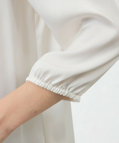 AMACA / アマカ シャツ・ブラウス | ブライトストレッチフロントタックブラウス | 詳細8