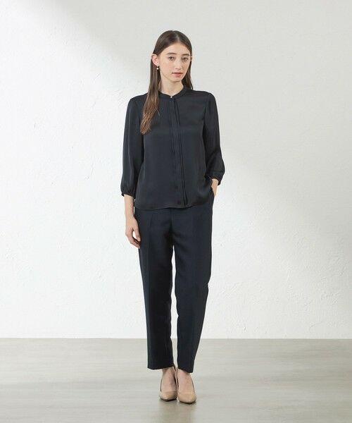 AMACA / アマカ シャツ・ブラウス | ブライトストレッチフロントタックブラウス | 詳細2