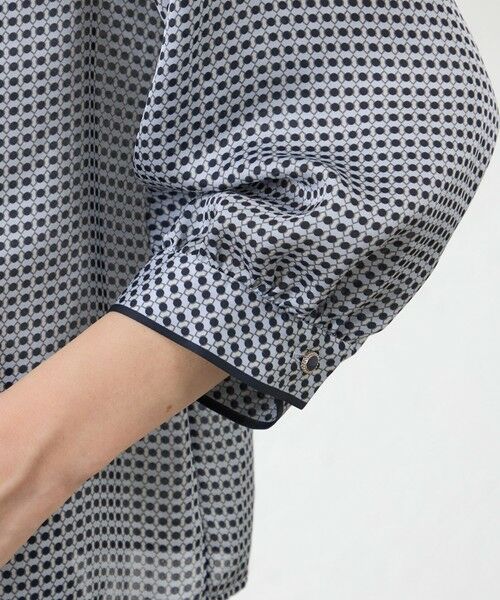 AMACA / アマカ シャツ・ブラウス | アバカスドットプリントボウタイブラウス | 詳細6