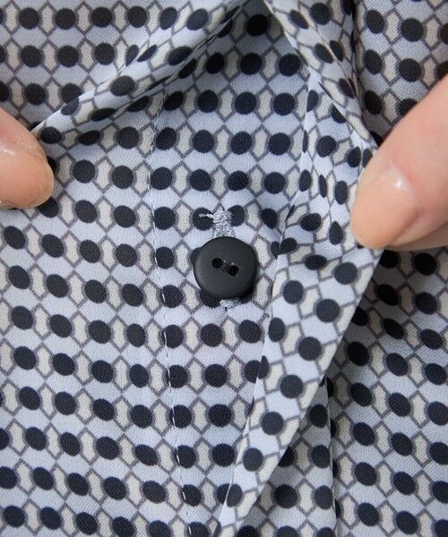 AMACA / アマカ シャツ・ブラウス | アバカスドットプリントボウタイブラウス | 詳細7