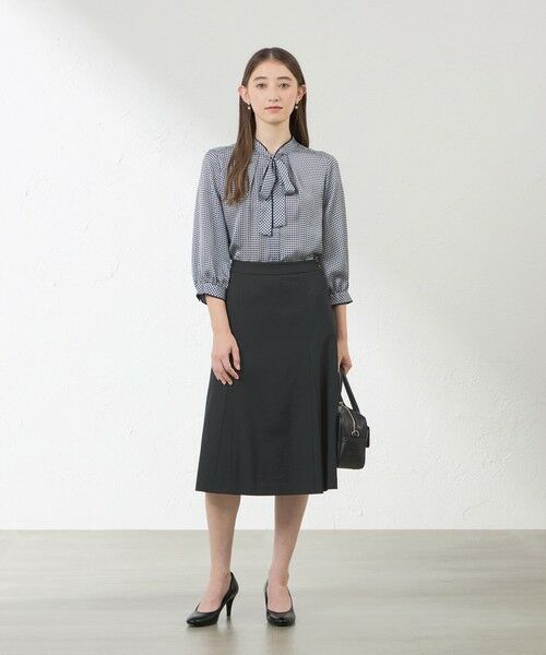 AMACA / アマカ シャツ・ブラウス | アバカスドットプリントボウタイブラウス | 詳細1