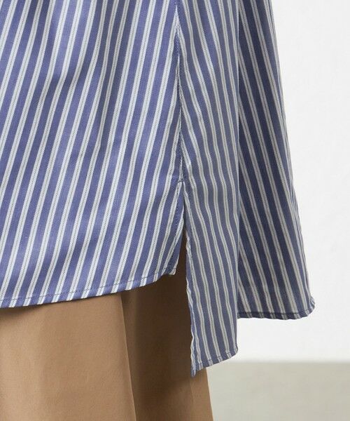 AMACA / アマカ シャツ・ブラウス | 先染めストライプギャザーブラウス | 詳細8