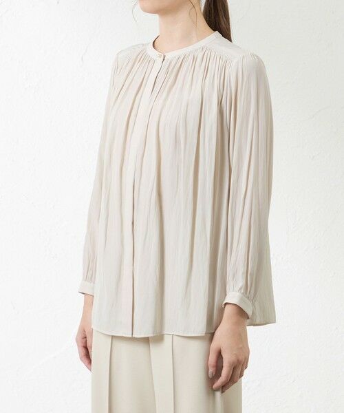 AMACA / アマカ シャツ・ブラウス | 割繊デシンブラウス | 詳細4