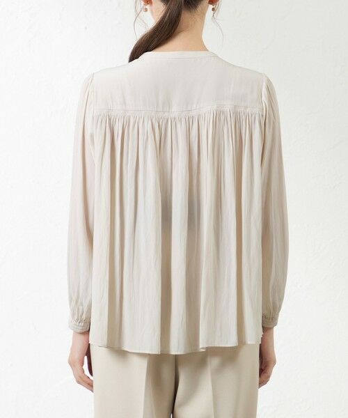 AMACA / アマカ シャツ・ブラウス | 割繊デシンブラウス | 詳細5