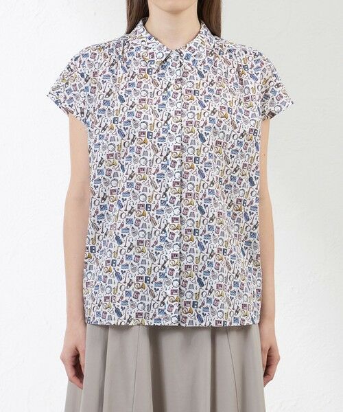 AMACA / アマカ シャツ・ブラウス | 【LIBERTY】タナローンシャツブラウス　miles(マイルズ) | 詳細3