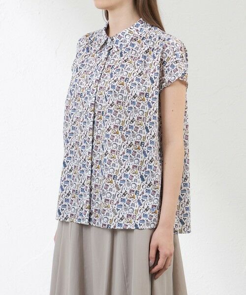 AMACA / アマカ シャツ・ブラウス | 【LIBERTY】タナローンシャツブラウス　miles(マイルズ) | 詳細4