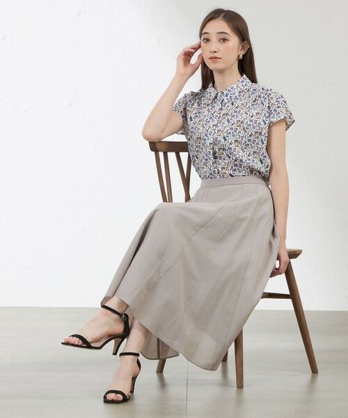 AMACA / アマカ シャツ・ブラウス | 【LIBERTY】タナローンシャツブラウス　miles(マイルズ) | 詳細2