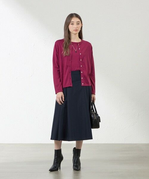 AMACA / アマカ ニット・セーター | シルクコットンベーシックカーデ | 詳細3