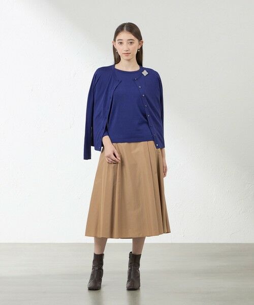 AMACA / アマカ ニット・セーター | シルクコットンベーシックカーデ | 詳細1