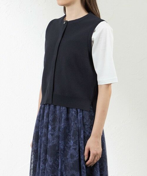 AMACA / アマカ ニット・セーター | ペーパーヤーンショートニットベスト | 詳細6