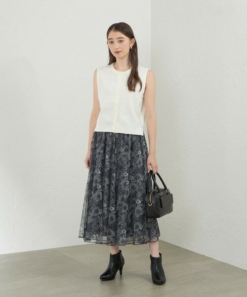 AMACA / アマカ ニット・セーター | ペーパーヤーンショートニットベスト | 詳細2