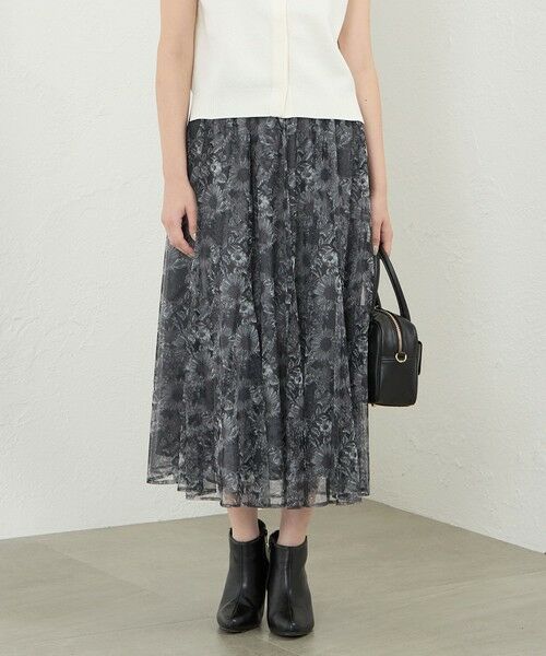 AMACA/アマカ Swim Dunclare チュールスカート グレー4 38