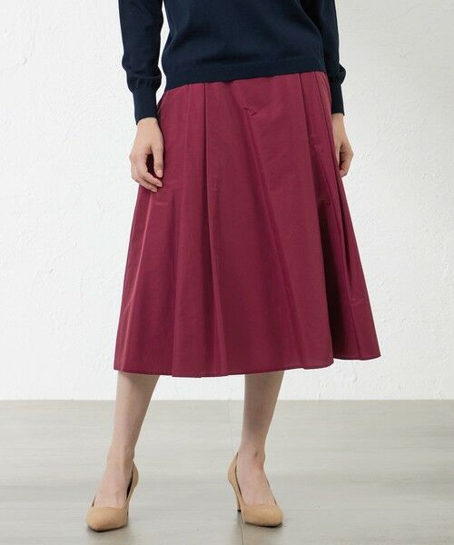 AMACA / アマカ ロング・マキシ丈スカート | タイプライタースカート(パープル2)