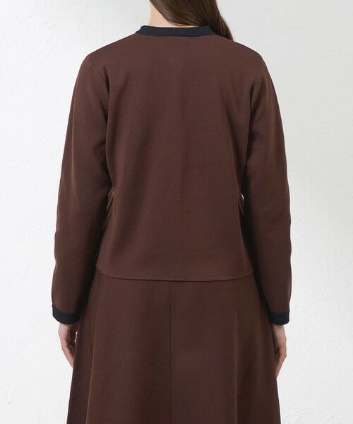 AMACA / アマカ ノーカラージャケット | 【Anniversary　Piece】光電子×ミラノリブニットジャケット | 詳細12