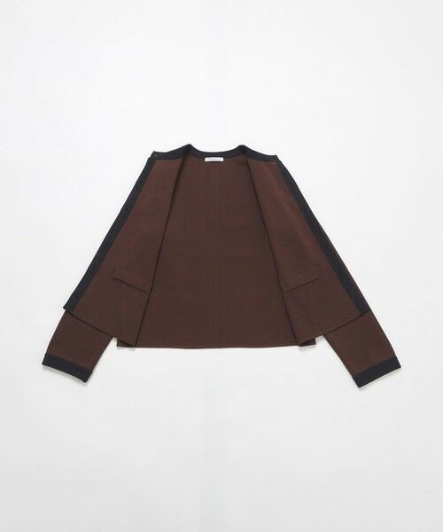 AMACA / アマカ ノーカラージャケット | 【Anniversary　Piece】光電子×ミラノリブニットジャケット | 詳細15