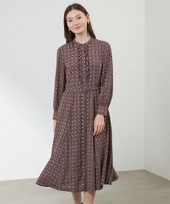 AMACA / アマカ ロング・マキシ丈ワンピース | 【Anniversary　Piece】【LIBERTY】Ribbon　Medallionワンピース