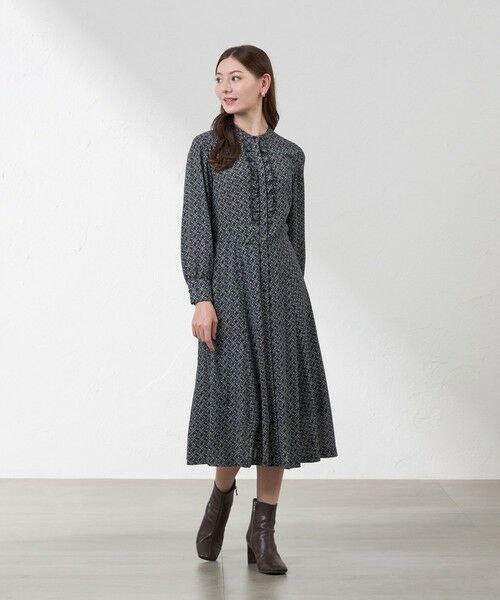 AMACA / アマカ ロング・マキシ丈ワンピース | 【Anniversary　Piece】【LIBERTY】Ribbon　Medallionワンピース | 詳細1